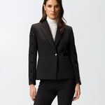 Blazer con bottoni sulle maniche 105679A2R9 Z99 PINKO Nero limousine 