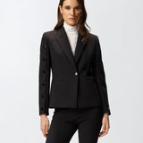 Blazer con bottoni sulle maniche 105679A2R9 Z99 PINKO Nero limousine 