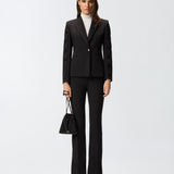 Blazer con bottoni sulle maniche 105679A2R9 Z99 PINKO Nero limousine 