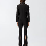Blazer con bottoni sulle maniche 105679A2R9 Z99 PINKO Nero limousine 