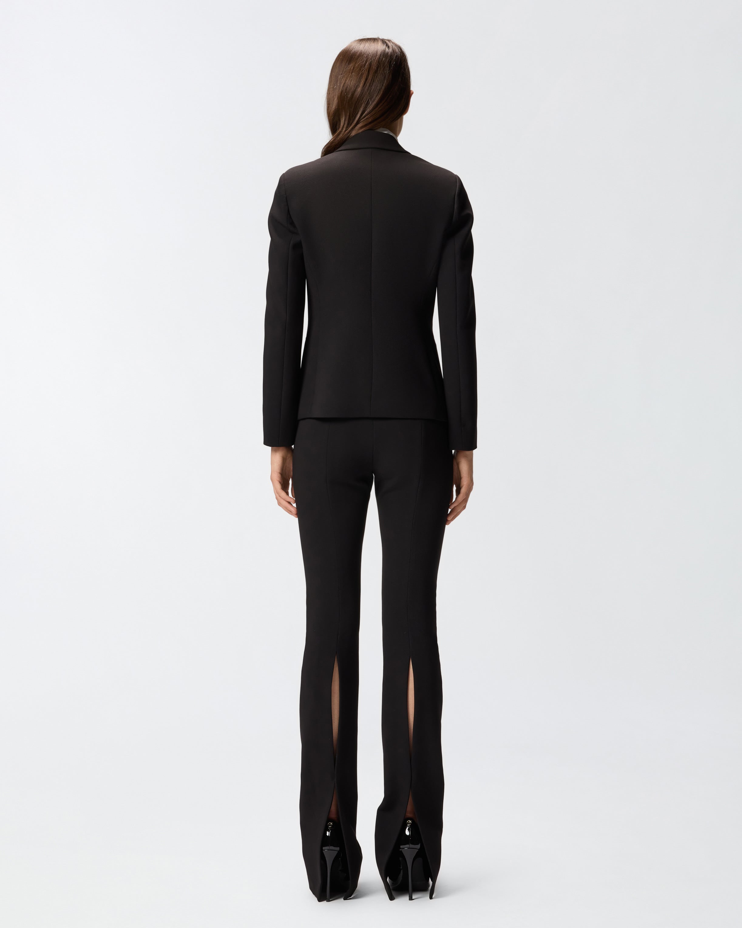 Blazer con bottoni sulle maniche 105679A2R9 Z99 PINKO Nero limousine 