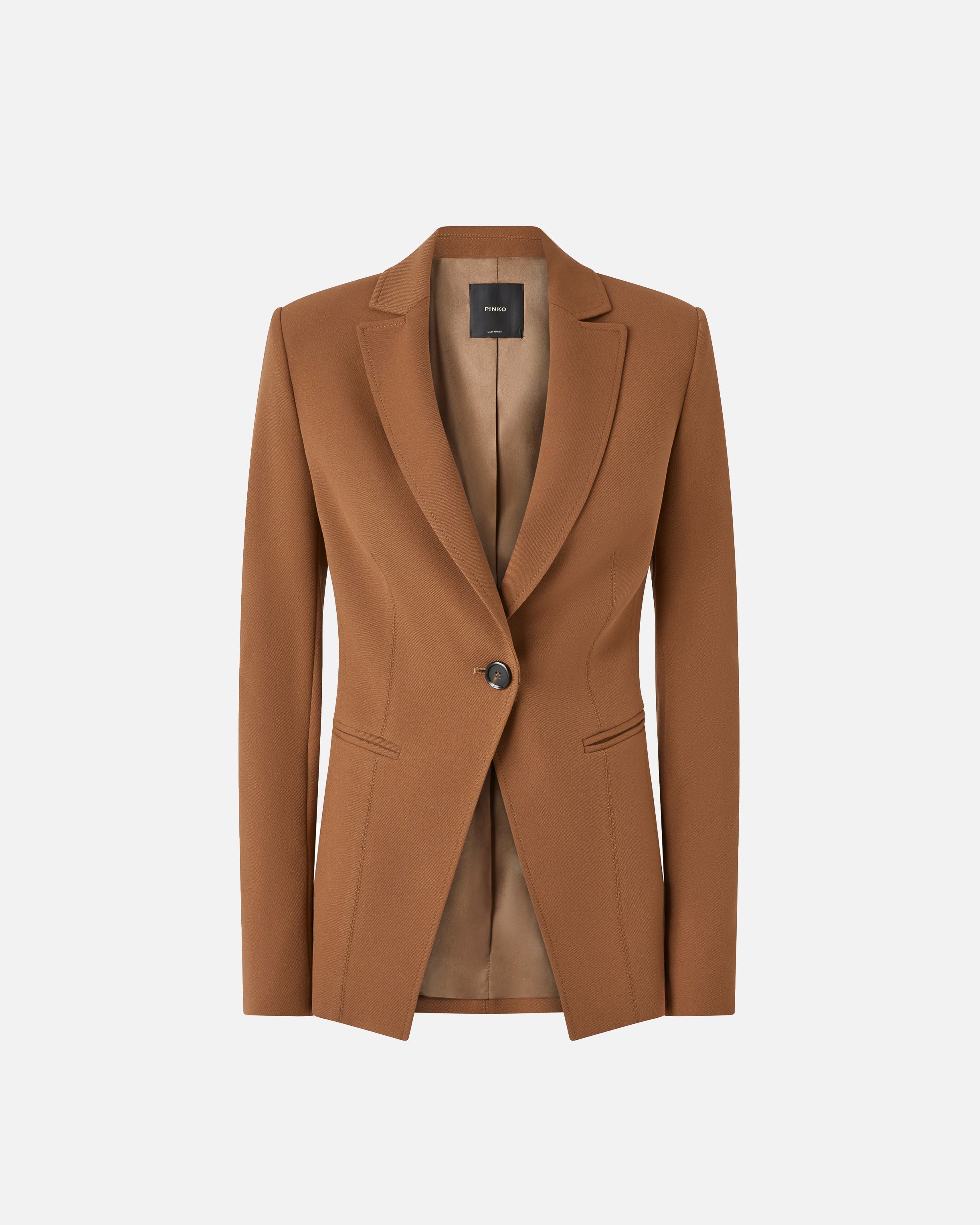 Giacca monopetto sfiancata 105687A2QV M20 PINKO Mou 