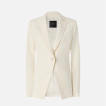 Giacca slim fit 105687A2QV Z00 PINKO Bianco-gelato vaniglia 