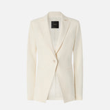 Giacca slim fit 105687A2QV Z00 PINKO Bianco-gelato vaniglia 