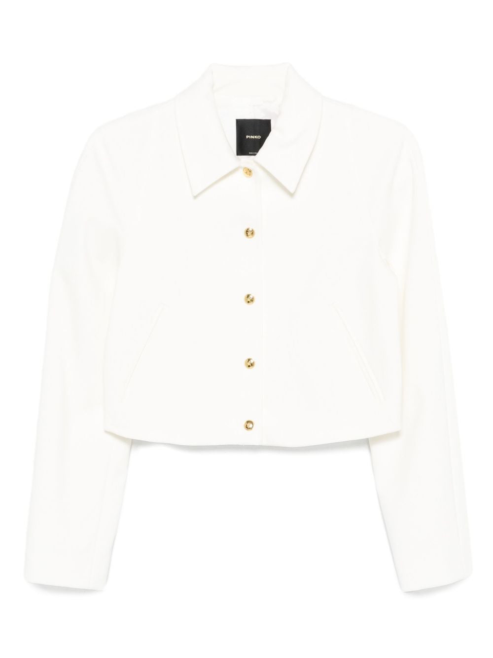 Giacca in con bottoni dorati 105784A24C Z05 PINKO Bianco-biancaneve 