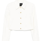 Giacca in con bottoni dorati 105784A24C Z05 PINKO Bianco-biancaneve 