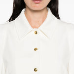 Giacca in con bottoni dorati 105784A24C Z05 PINKO Bianco-biancaneve 