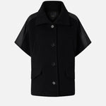 Cappa in panno con collo alto 105790A2SL Z99 PINKO Nero limousine 