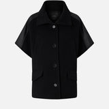 Cappa in panno con collo alto 105790A2SL Z99 PINKO Nero limousine 
