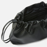 Borsa a spalla grande in pelle con logo 105825A0QO Z99Q PINKO Nero-antigue 