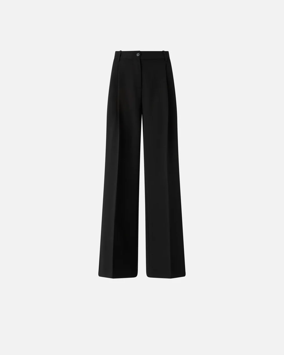 Pantaloni ampi a palazzo 105898A18E Z99 PINKO Black 