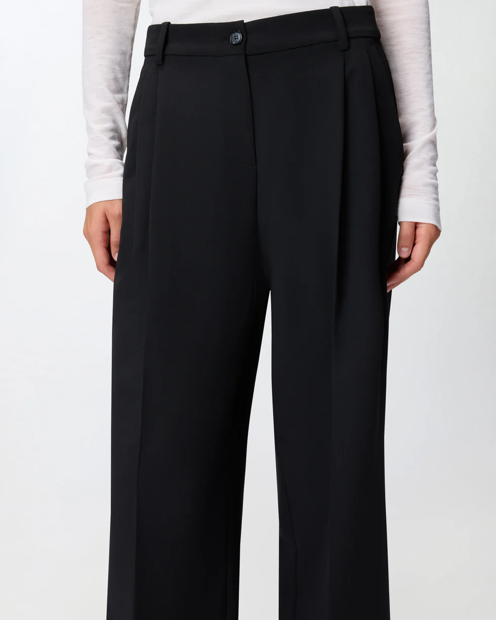 Pantaloni ampi a palazzo 105898A18E Z99 PINKO Black 