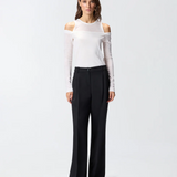 Pantaloni ampi a palazzo 105898A18E Z99 PINKO Black 