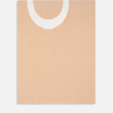 Sciarpa con logo lettering 105988A2Z5 MZ2 PINKO Cammello/bianco 