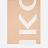 Sciarpa con logo lettering 105988A2Z5 MZ2 PINKO Cammello/bianco 