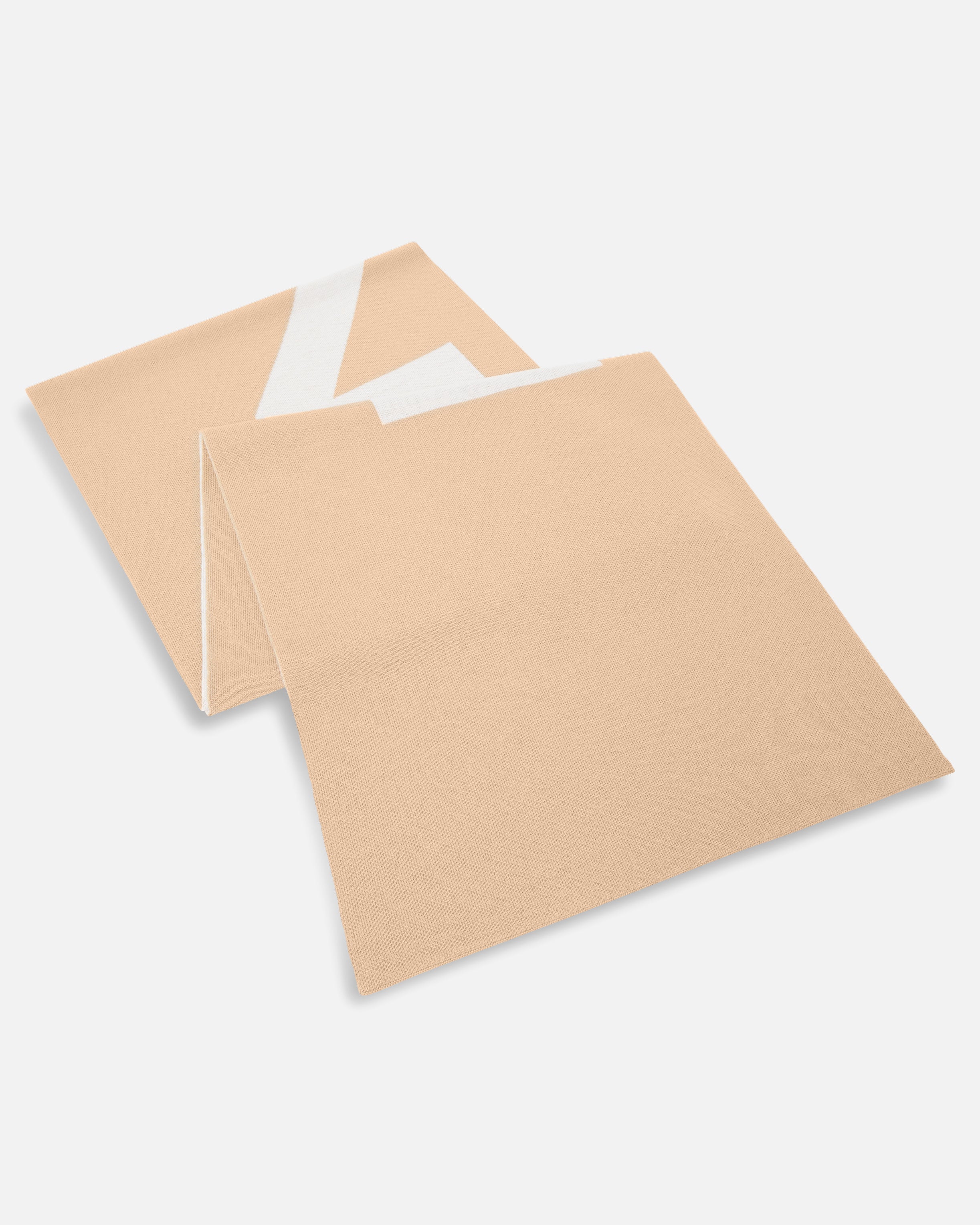 Sciarpa con logo lettering 105988A2Z5 MZ2 PINKO Cammello/bianco 