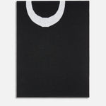 Sciarpa con logo lettering 105988A2Z5 ZZ2 PINKO Nero/bianco 