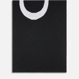 Sciarpa con logo lettering 105988A2Z5 ZZ2 PINKO Nero/bianco 