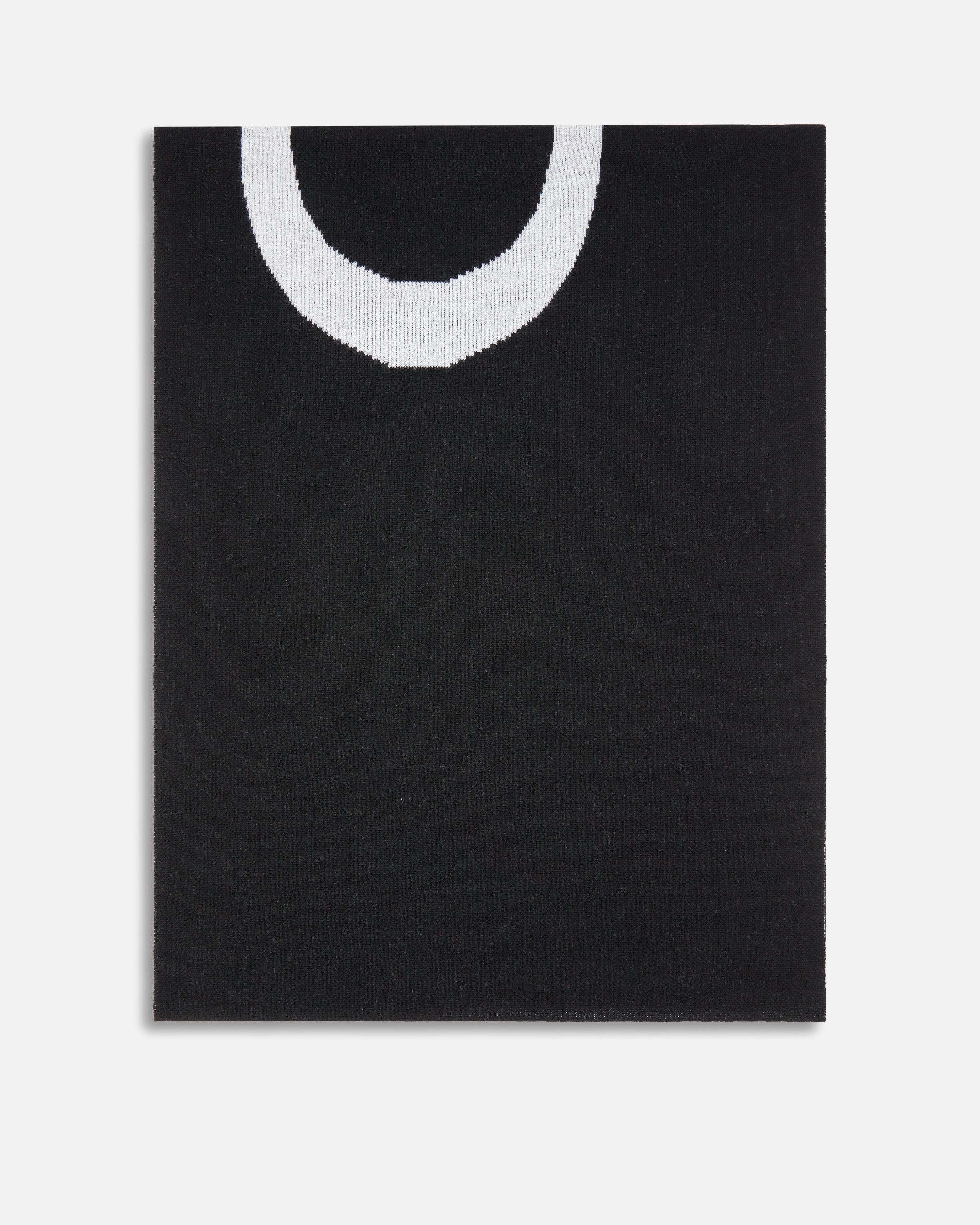 Sciarpa con logo lettering 105988A2Z5 ZZ2 PINKO Nero/bianco 