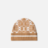 Cappello con logo jacquard 105991A2YO MZ2 PINKO Cammello/bianco 
