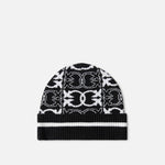 Cappello con logo jacquard 105991A2YO ZZ2 PINKO Nero/bianco 