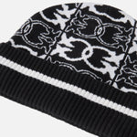 Cappello con logo jacquard 105991A2YO ZZ2 PINKO Nero/bianco 