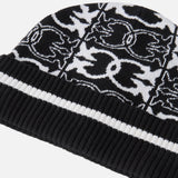 Cappello con logo jacquard 105991A2YO ZZ2 PINKO Nero/bianco 
