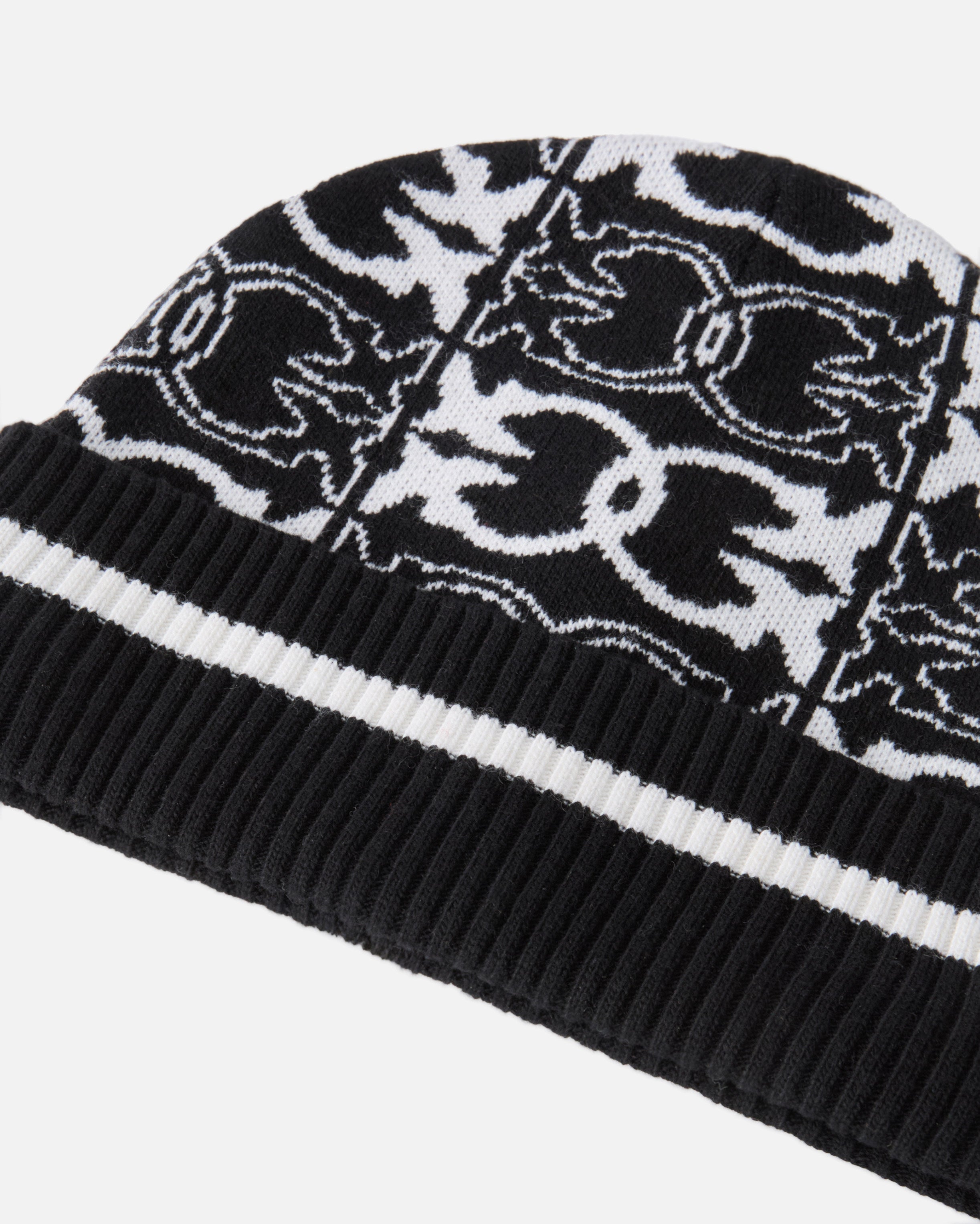 Cappello con logo jacquard 105991A2YO ZZ2 PINKO Nero/bianco 