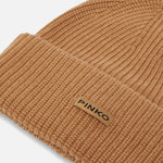 Cappello in lana 105993A2Z4 D23 PINKO Beige-pelle daino 