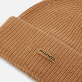 Cappello in lana 105993A2Z4 D23 PINKO Beige-pelle daino 