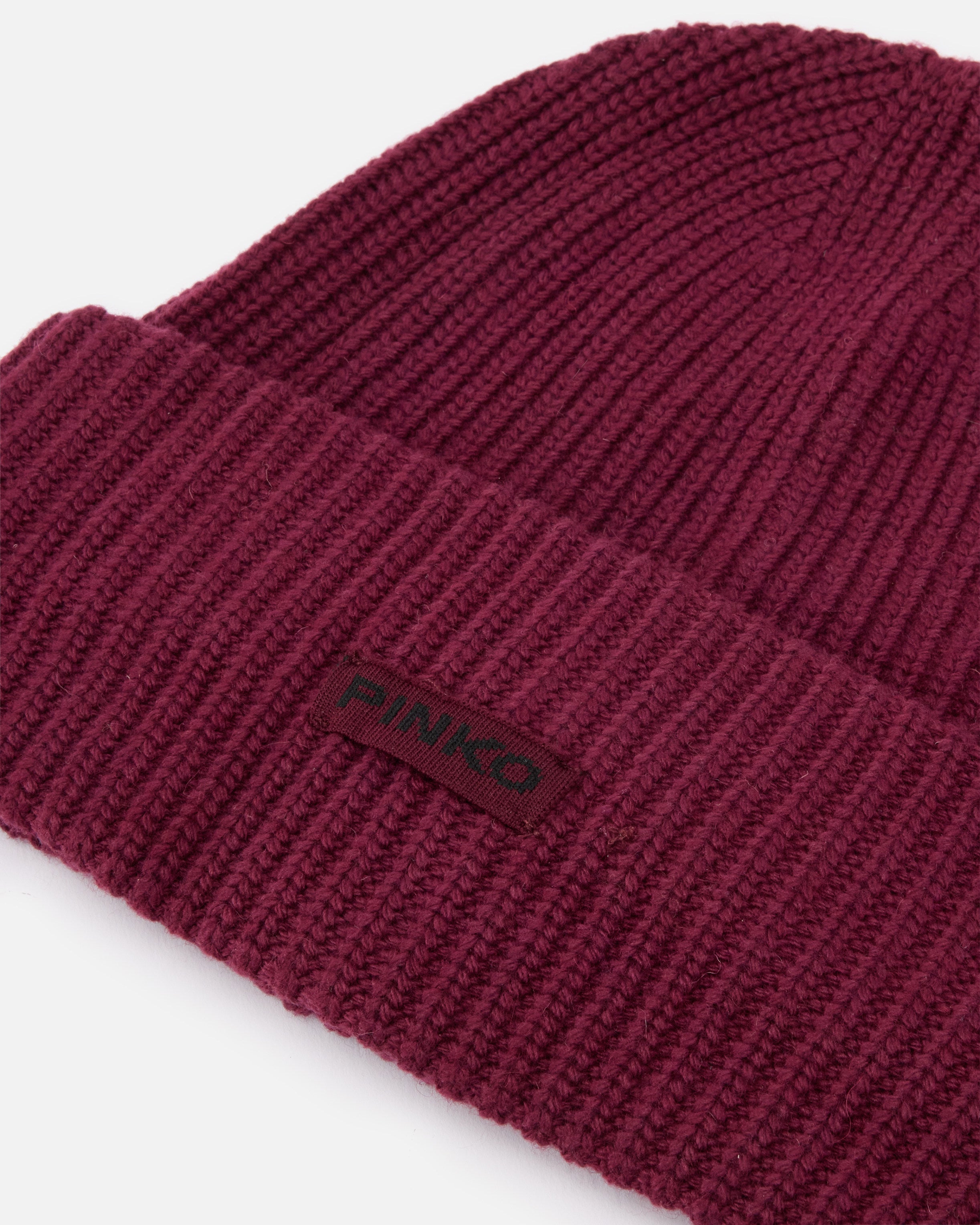 Cappello in lana 105993A2Z4 R57 PINKO Bordeaux-degustaz. vino 