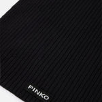 Sciarpa in misto lana a coste 105996A2Z4 Z99 PINKO Nero limousine 