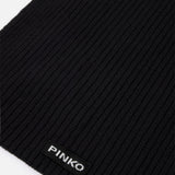 Sciarpa in misto lana a coste 105996A2Z4 Z99 PINKO Nero limousine 