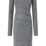 Abito manica lunga 106126A2ZU I76 PINKO Grigio corvo 