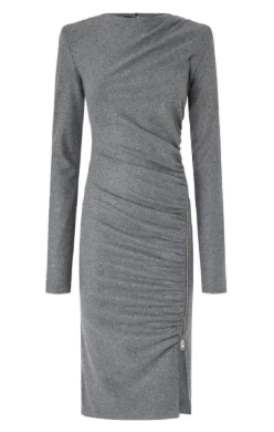 Abito manica lunga 106126A2ZU I76 PINKO Grigio corvo 