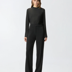 Pantaloni dritti stile sartoriale 106145A304 Z99 PINKO Black 