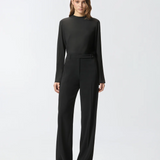 Pantaloni dritti stile sartoriale 106145A304 Z99 PINKO Black 
