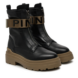 Anfibio in gomma e pelle logato SD0219P061 Z99 PINKO Black 