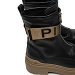 Anfibio in gomma e pelle logato SD0219P061 Z99 PINKO Black 