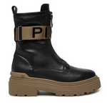 Anfibio in gomma e pelle logato SD0219P061 Z99 PINKO Black 