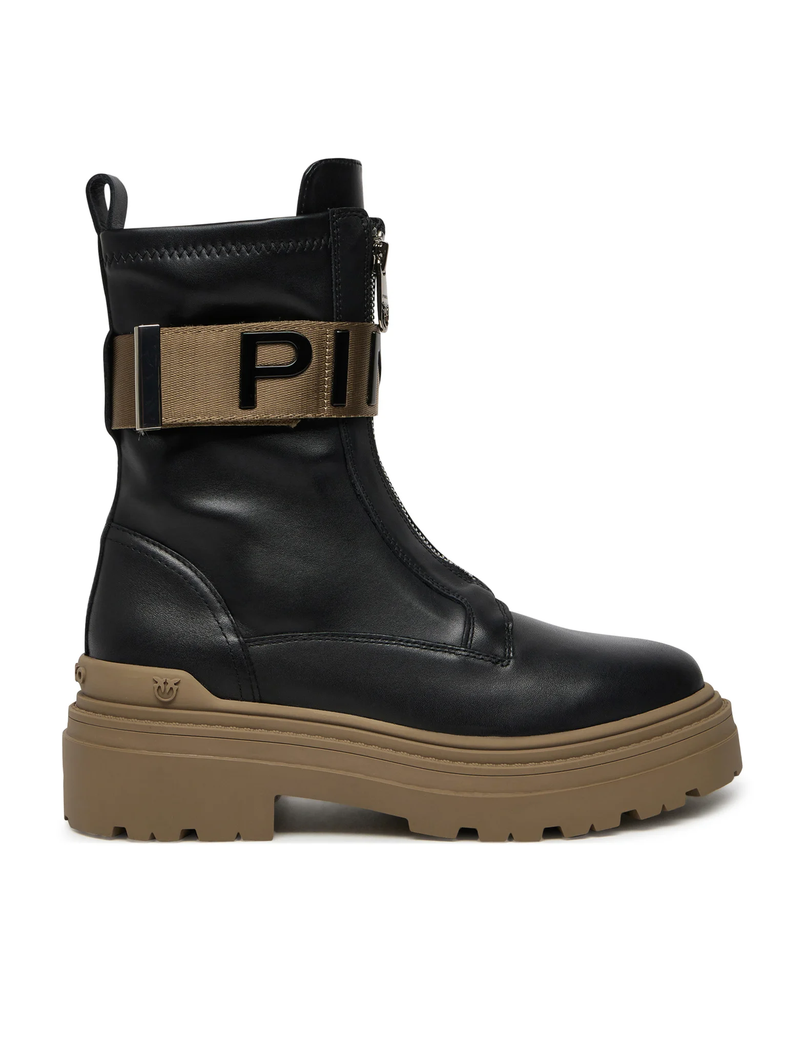 Anfibio in gomma e pelle logato SD0219P061 Z99 PINKO Black 