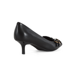 Decollettè in pelle con borchie SD036P001 Z99 PINKO Black 