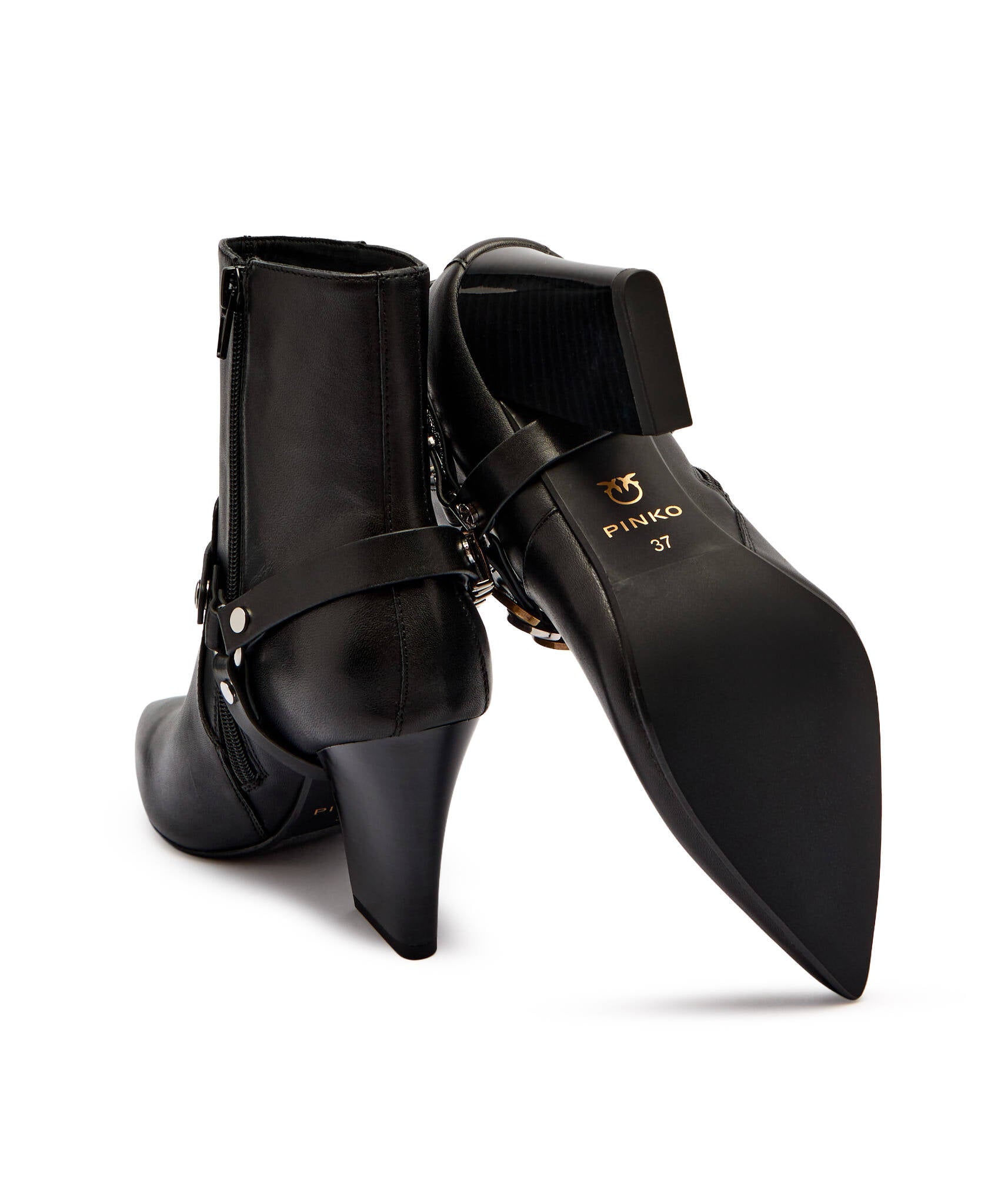 Texani in pelle SD0417P001 Z99 PINKO Black 
