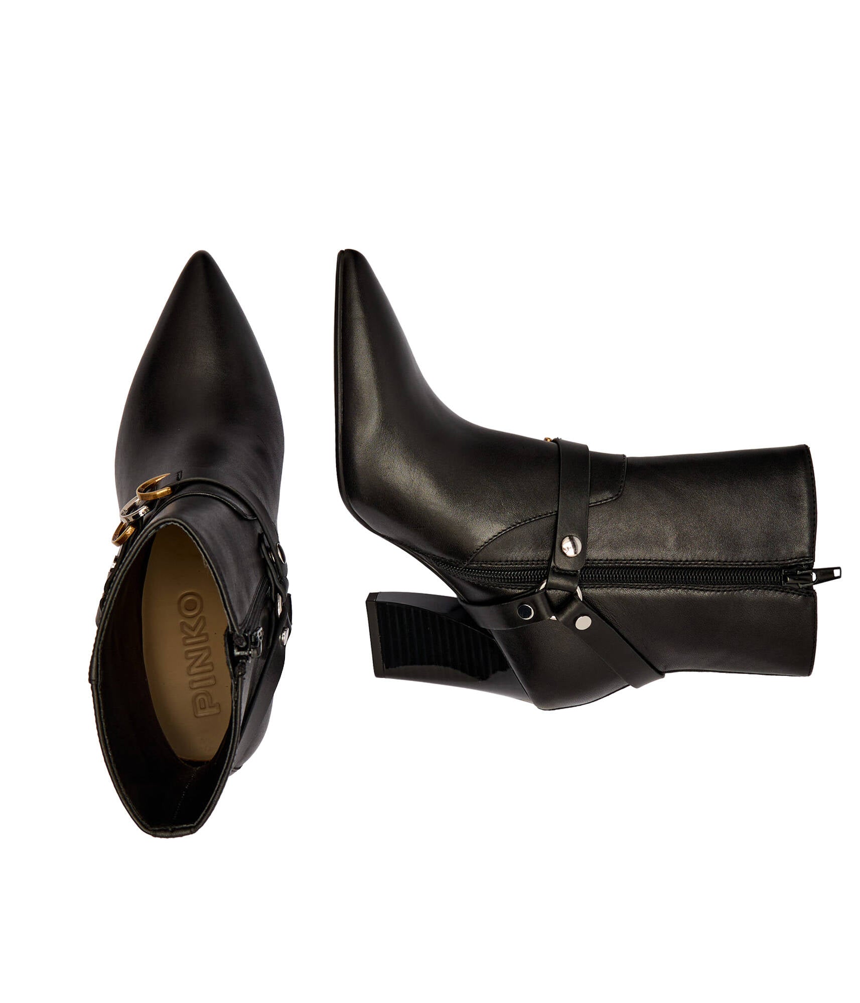 Texani in pelle SD0417P001 Z99 PINKO Black 