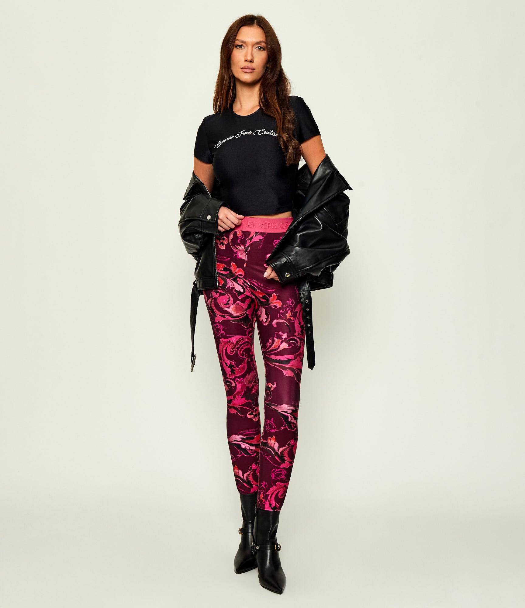 Texani in pelle SD0417P001 Z99 PINKO Black 