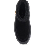 Stivaletto in pelle scamosciata con pelliccia SS0105P055 Z99 PINKO Black 
