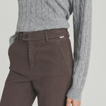 Pantalone flare in cotone RND041 P403 0112 0241 ROY ROGER'S Brown 