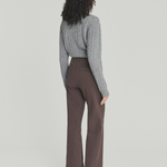 Pantalone flare in cotone RND041 P403 0112 0241 ROY ROGER'S Brown 