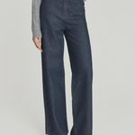Jeans flare in denim rinse RND091 D402 0021 0999 ROY ROGER'S Denim 
