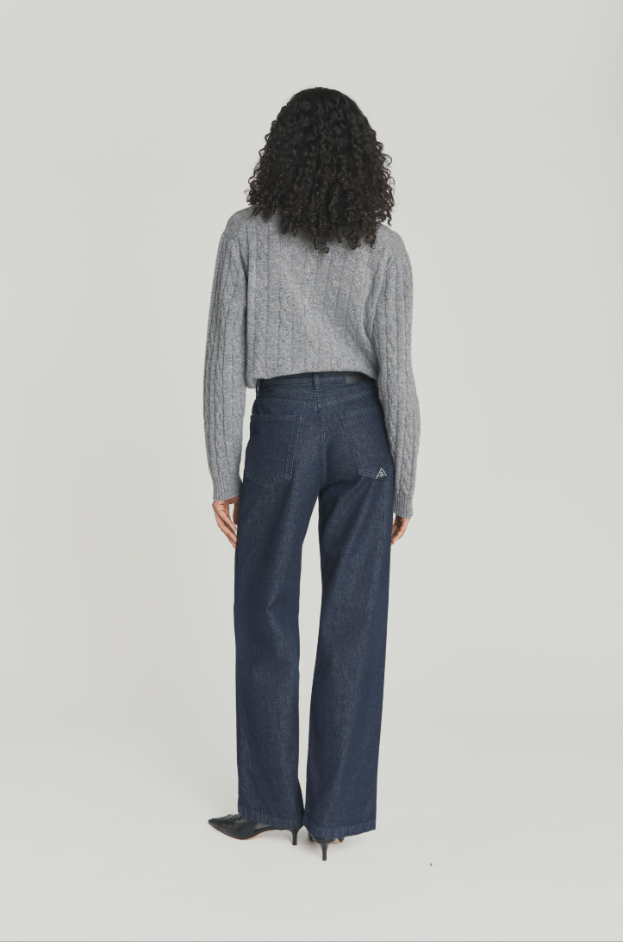 Jeans flare in denim rinse RND091 D402 0021 0999 ROY ROGER'S Denim 